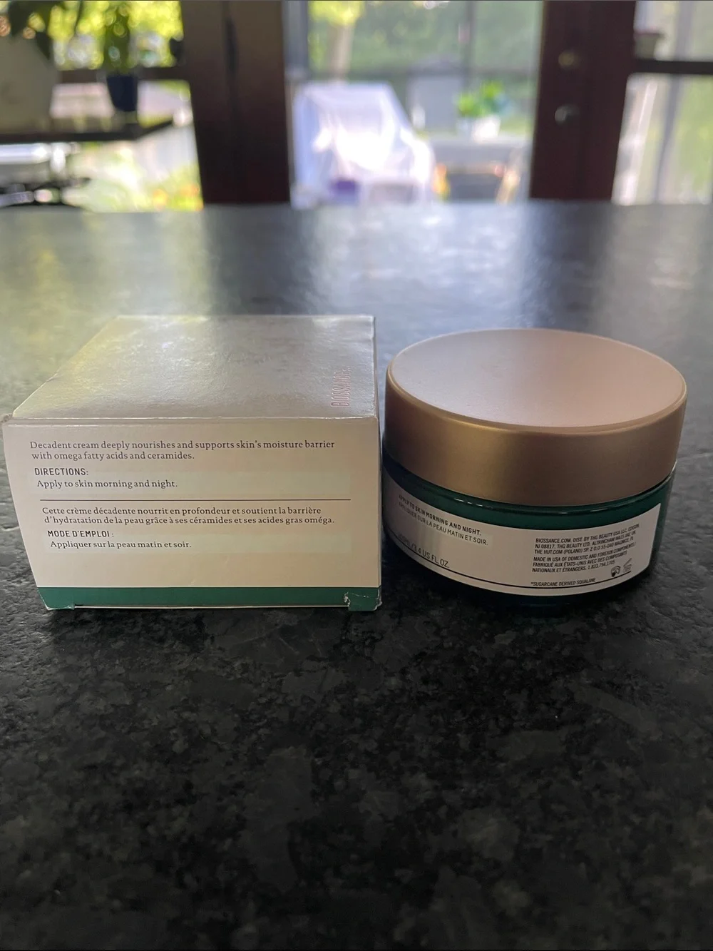 Biossance Squalane + Omega Repair Cream deeply moisturizes great for sensitive